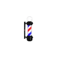 DITA Barber Pole Black BP-02 98cm | LED Rotating Classic Barbershop Sign