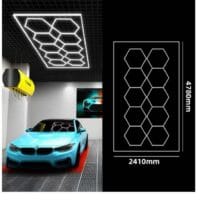 Hexagon Led Lighthing With Border HLT-2-PC White
