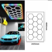 Hexagon Led Lighthing With Border HLT-14-PC RGB