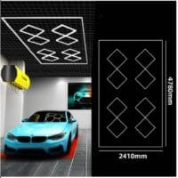 Hexagon Led Verlichting – Crosses Design HLT-12-PC White